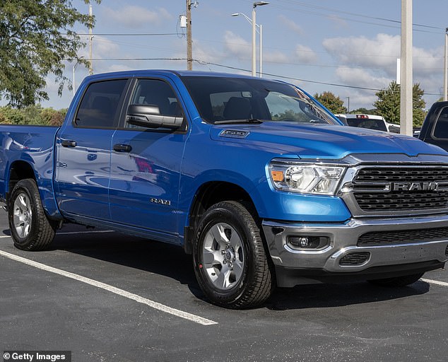 American-style pickup trucks, such as the RAM 1500 (pictured), are becoming increasingly popular in Australia