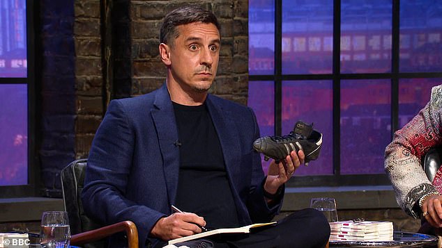 Gary Neville made quite an impression during his first appearance on the BBC Show Dragon's Den