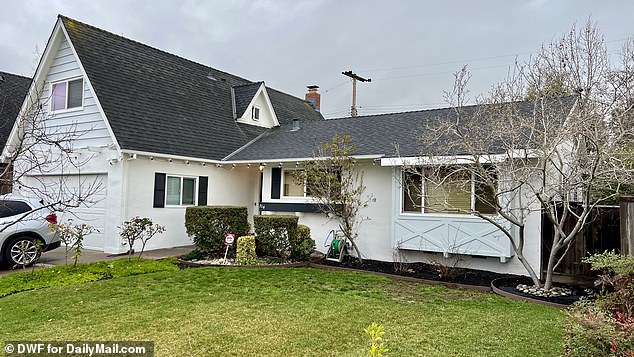 A friend of Chen's told police that he had seen Chen with his wife, Xuanyi Yu, the night before, when he joined them for dinner at their $2 million home in Santa Clara (pictured), and that Chen was strangely quiet and had a large stared blankly most of the time.  the evening.