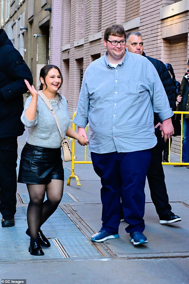 Gypsy Rose Blanchard and husband Ryan Scott Anderson in downtown Manhattan on January 5 as she continues her post-prison media tour