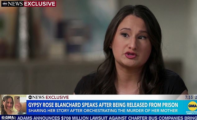 Gypsy Rose Blanchard says mother Dee Dee39s murder was 39the