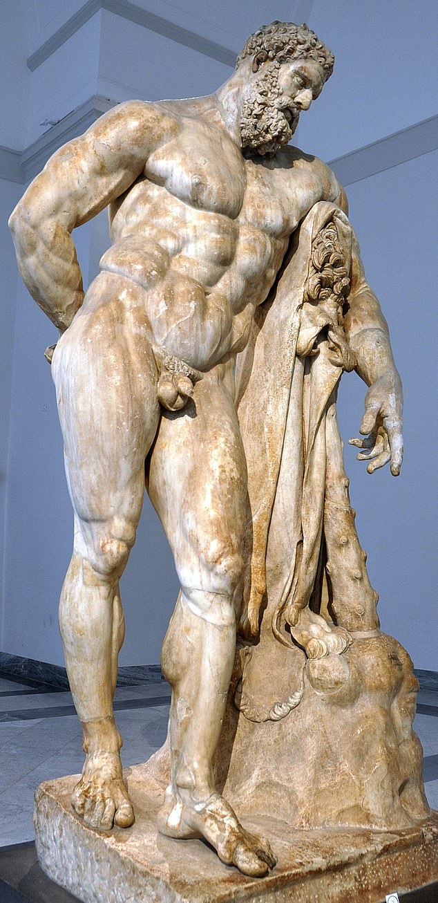 Researchers say the sculpture has many similarities to the Greek figure Hercules