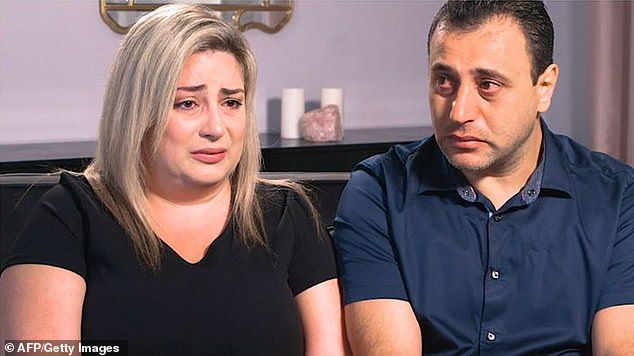 Anni Manukyan and her husband Ashot whose embryo was wrongly implanted in the New York woman at the same time Anni was implanted with a third woman's embryo