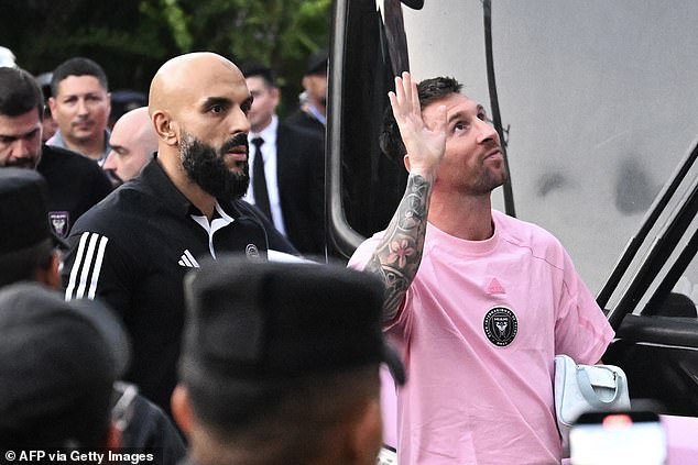 Lionel Messi's famous personal bodyguard made his return to the Inter Miami star's side