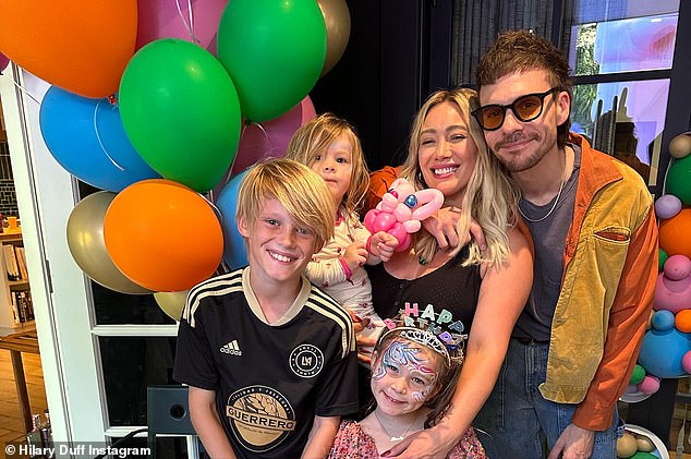 Duff and Koma started their family with the birth of their daughter Banks, five, in 2018