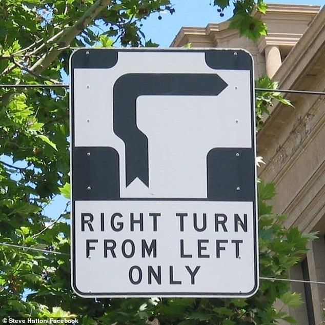 A hook turn is a unique traffic rule in central Melbourne, allowing drivers to make a right turn from the left lane