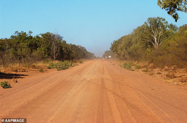 A woman found the body of a 19-year-old man on a dirt road outside Alice Springs