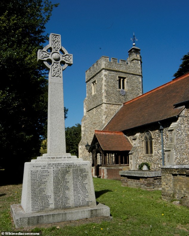 In the photo the Grade II listed parish church, one of the oldest listed buildings in Harlington, now part of Greater London