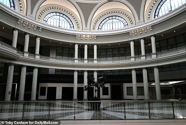 The San Francisco Center, once home to America's largest Nordstrom, is a shell of its former self after businesses left en masse and attendance dropped