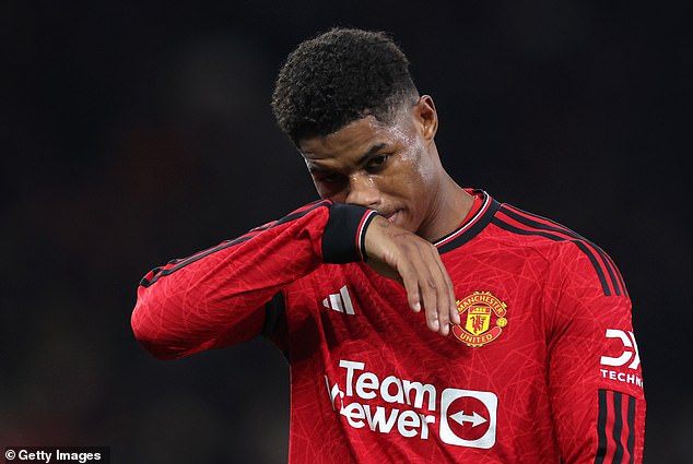 England star Marcus Rashford found himself in trouble at United after calling in sick last Thursday and missing training after a night out in Belfast