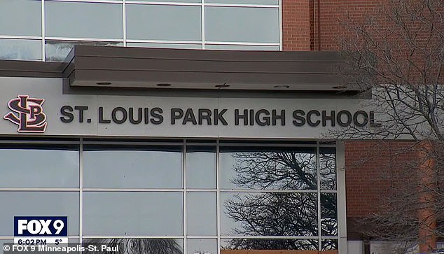 At least two adults have been arrested after two brutal fights broke out at St. Louis Park High School in Minnesota on Thursday