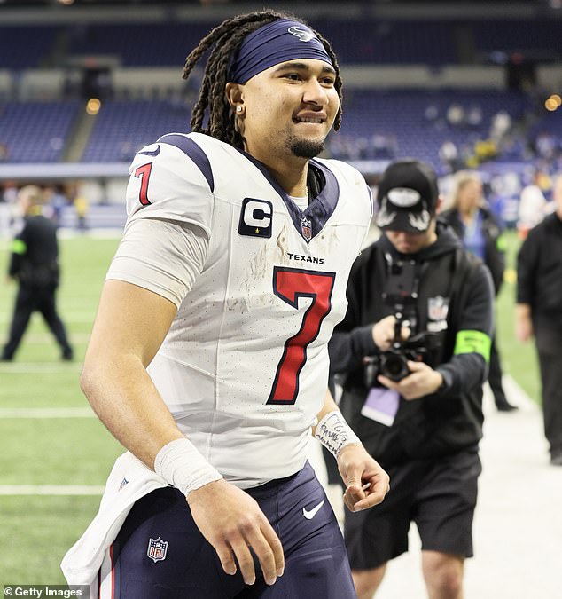 CJ Stroud helped the Texans beat the Colts 23-19 and clinch a spot in the playoffs