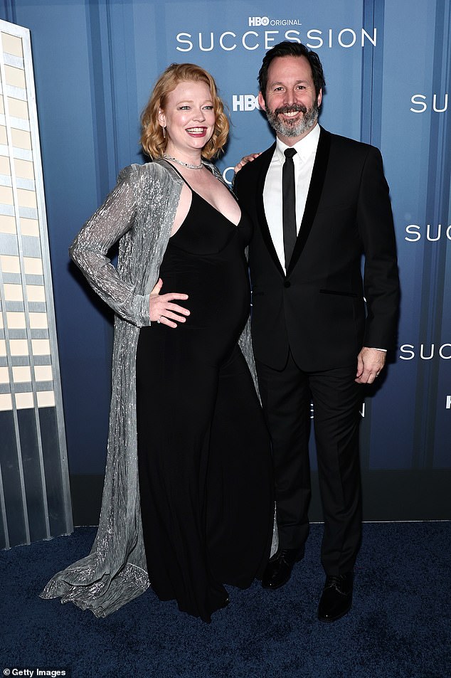 Sarah Snook opened up about her unconventional love story with her actor husband Dave Lawson on Wednesday.  Both shown