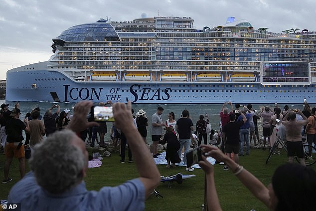 Royal Caribbean's Icon of the Seas departed today for a seven-day island-hopping voyage in the Caribbean before returning to Miami