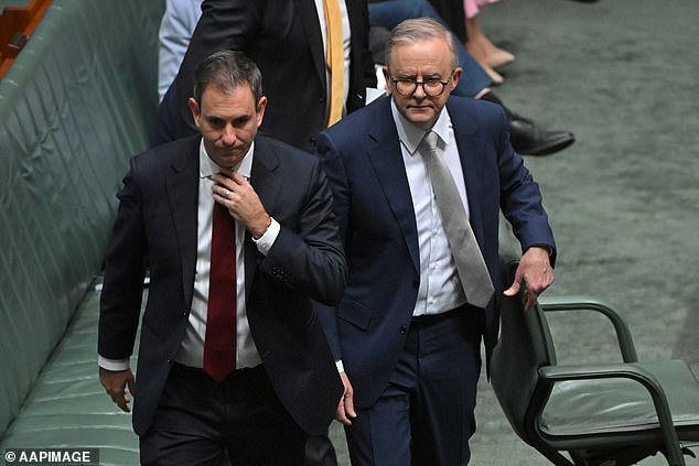 A Labor insider claims there are tensions between Prime Minister Anthony Albanese and his Treasurer Jim Chalmers (together above)