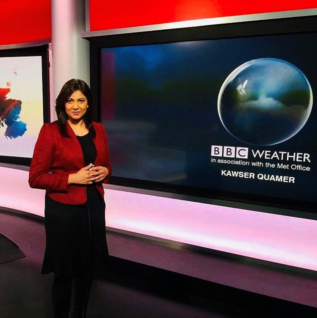BBC weather presenter Kawser Quamer told MailOnline that the weather girl stereotype could discourage well-qualified women from joining the profession
