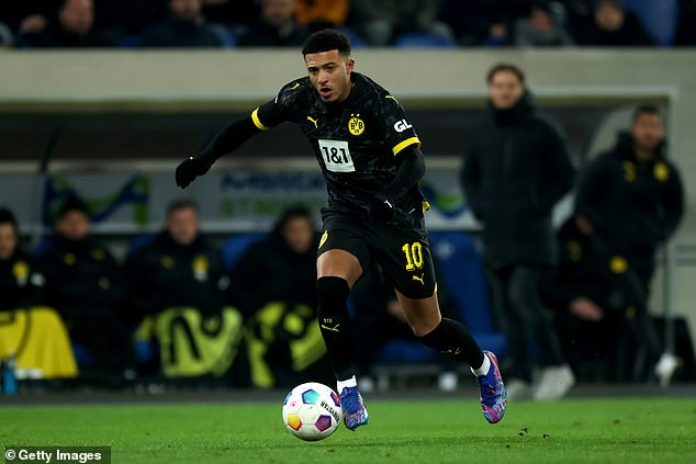 Jadon Sancho registered an assist for Borussia Dortmund in his first game back for the club