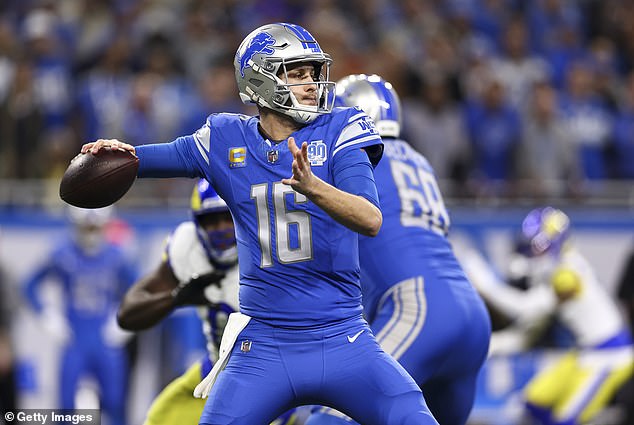 Goff and the Lions face the San Francisco 49ers in the NFC Championship on Sunday