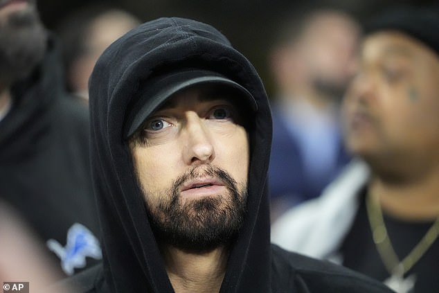 Eminem is synonymous with the city of Detroit and attended the Lions' playoff game last week