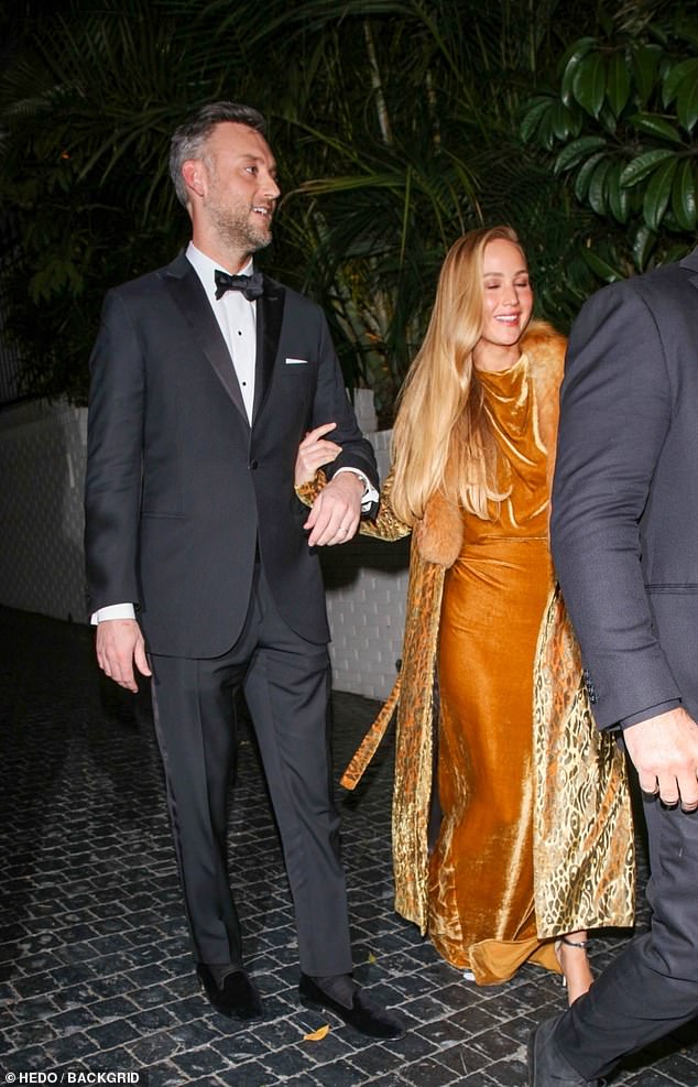 Lawrence and her husband Maroney left HBO last weekend after a party at the Chateau Marmont in Los Angeles