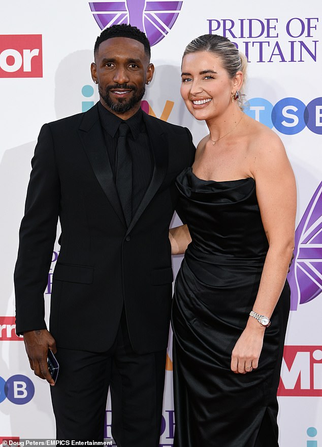 Jermain Defoe is reportedly 'back on' with his ex-girlfriend Alisha LeMay as the pair spent New Year's Eve together (pictured together October 2023)