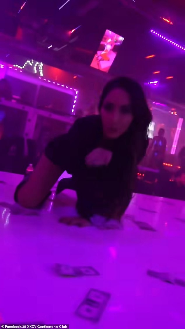 Original Jersey Shore cast member Angelina Pivarnick was spotted wrapping up her 2023 by putting on an adult show at a Garden State strip club over the holidays