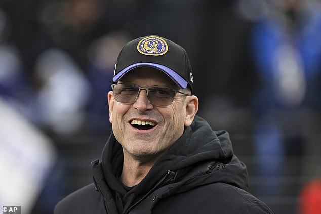 Jim Harbaugh returns to the NFL after agreeing to become head coach of the Los Angeles Chargers.