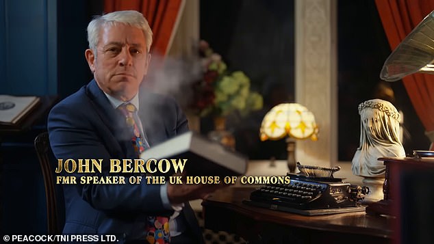 Mr Bercow admitted he was a former British politician and later revealed in his confession that this could help him in the competition