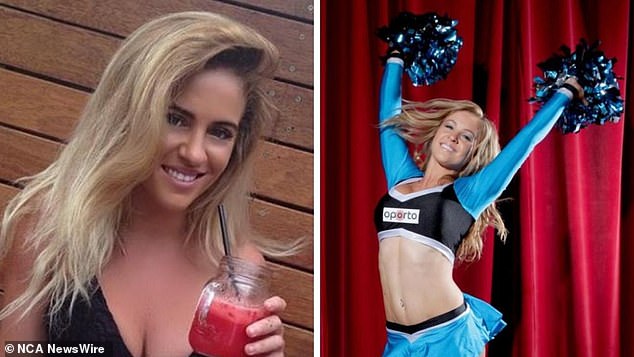 Ms Finalyson is a former NRL cheerleader and contestant on the TV show Beauty and the Geek.  Image: Instagram