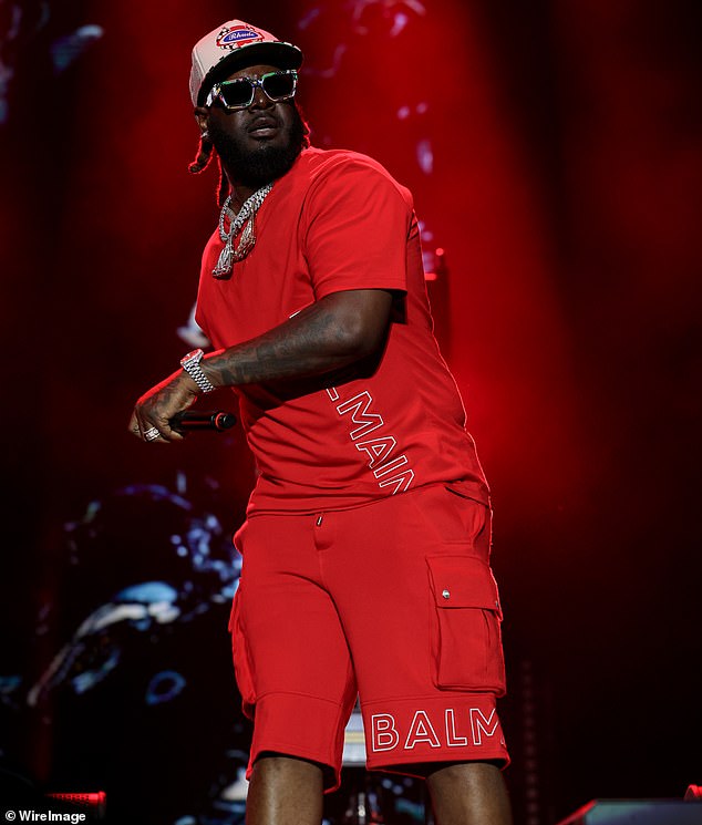 Juicy Fest organizers have apologized after the event, currently taking place in Australia, went out of hand in Auckland (pictured by headliner T-Pain)