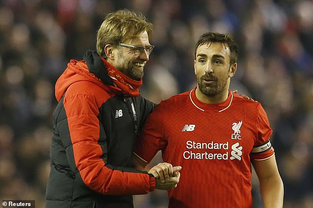 Enrique played under Klopp in his first season in 2015/16 after joining from Dortmund