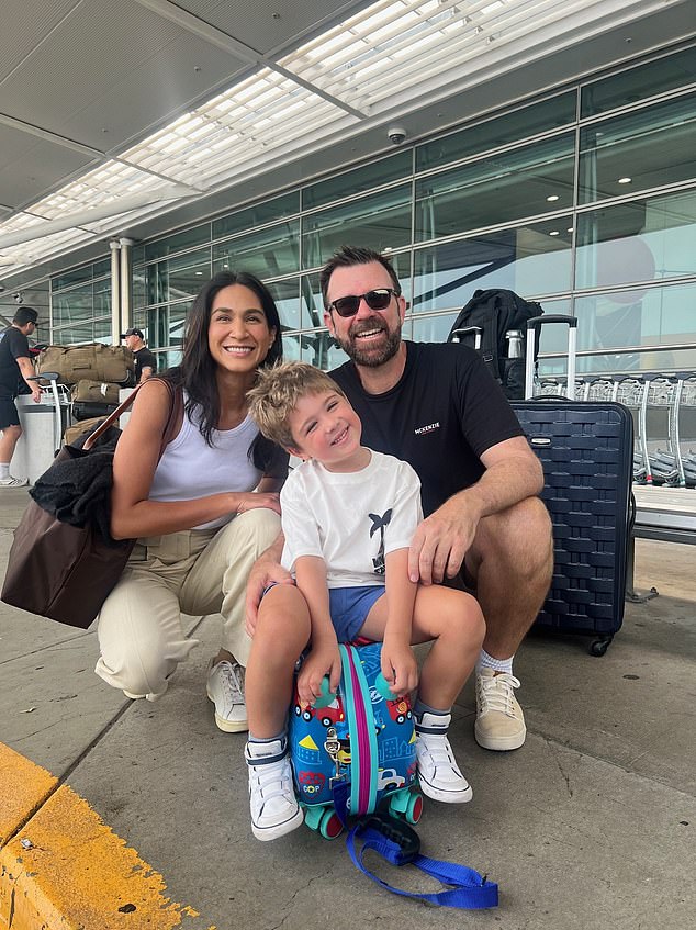 Kip shares his four-year-old son Rafael with his ex-wife Amber