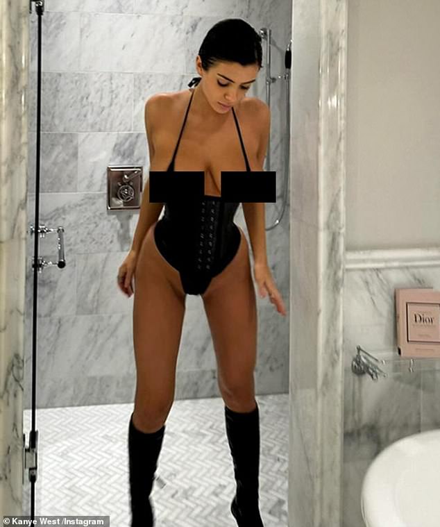 Kanye West shared photos of his wife Bianca Censori dressed in racy outfits ahead of the release of his new album