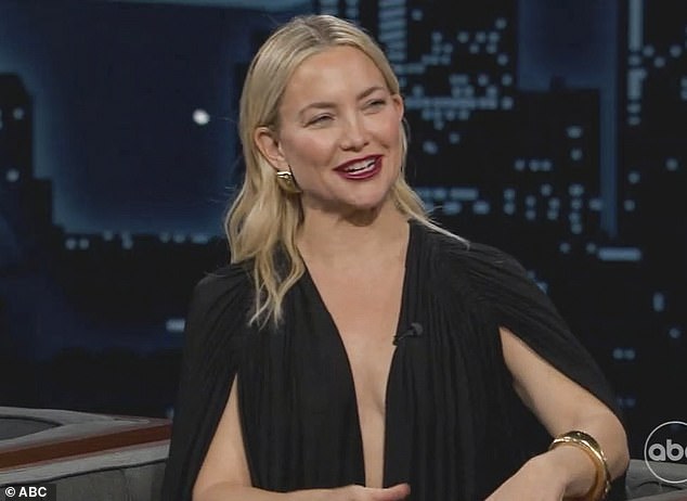 Kate Hudson said on Monday during an appearance on ABC's Jimmy Kimmel Live that she was a fan of The Bachelor