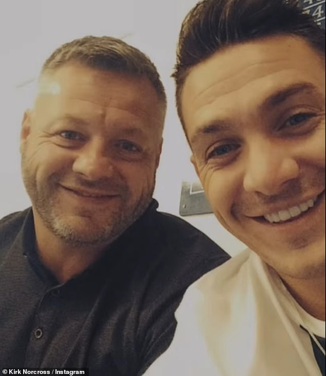 Kirk Norcross paid tribute to his late father Mick on Sunday as he marked the third anniversary of his tragic death by suicide