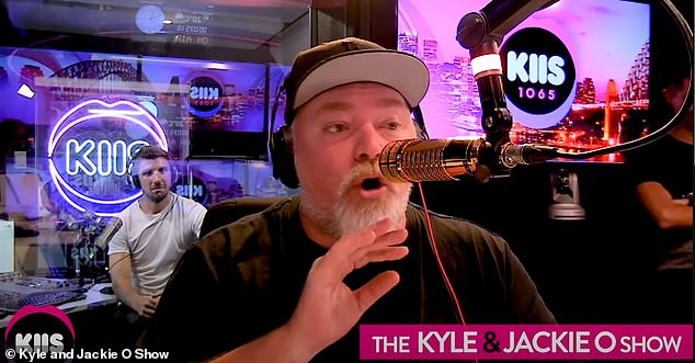 Kyle Sandilands, 52, (pictured) delivered a tough message to Australians who refuse to celebrate Australia Day on January 26 during Monday's KIIS FM breakfast show