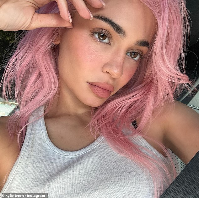 Earlier this week, the brunette beauty shocked her followers when she appeared on Instagram with a head full of pink hair