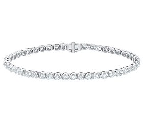 Ernest Jones 18k white gold tennis bracelet – £8,000