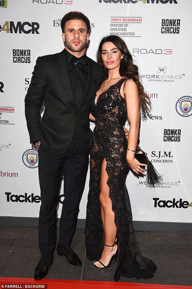 Annie, who is expecting her fourth child with Kyle, announced earlier this month that the couple would split after 13 years.  Pictured together in 2019