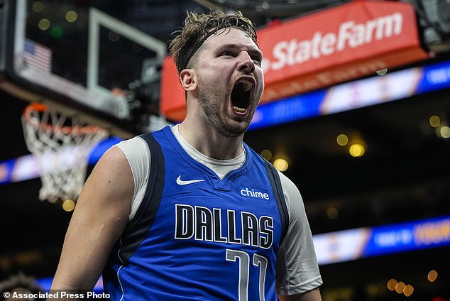 Doncic becomes only the fourth player ever to score more than 73 points in an NBA game, joining Wilt Chamberlain, David Thompson and Kobe Bryant