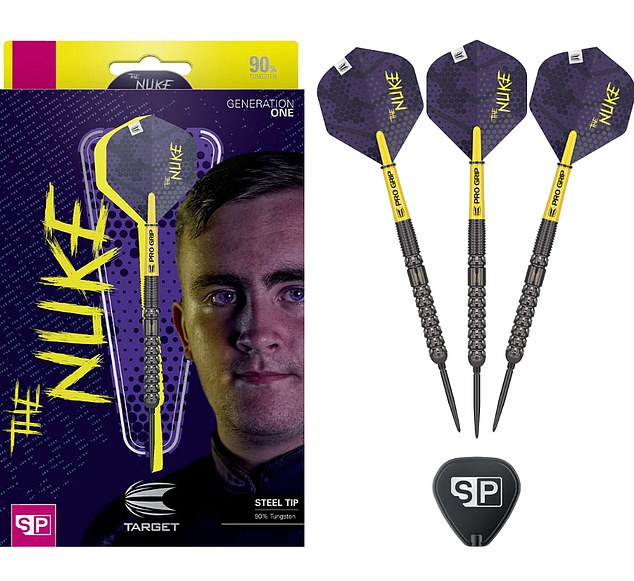 Luke Littler's officially licensed steeltip darts are sold out on the websites of both supplier Target and other third-party retailers