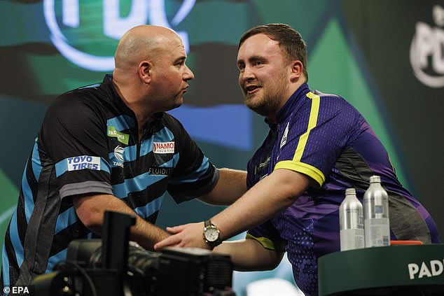 Luke Littler has revealed what Rob Cross said to him after their semi-final on Tuesday