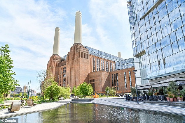 Luxury four bedroom penthouse for sale is located in the iconic Boiler House at Battersea Power Station