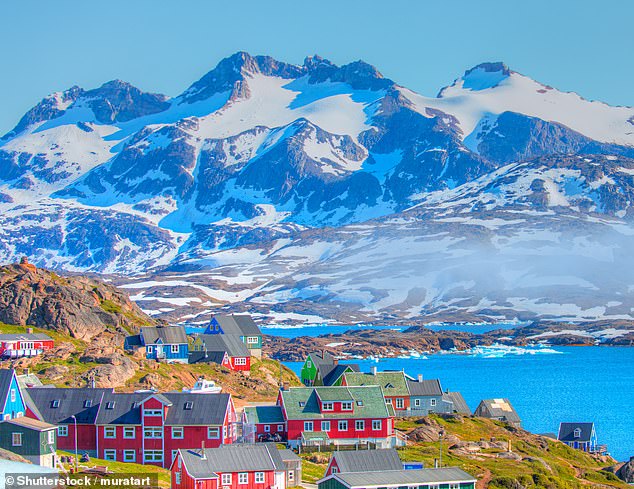 Vast: Greenland is one of the largest countries in the world – twice the size of Great Britain