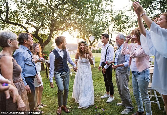 A Reddit user who was embarrassed for bringing his entire family to his niece's wedding has been vindicated after an etiquette expert defended him (stock image)