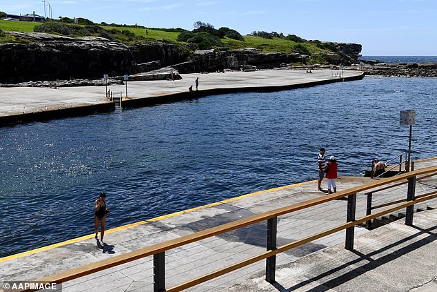 The man, in his 80s, is believed to have suffered a medical episode while swimming at Clovelly Beach, in Sydney's east, around noon on Monday.