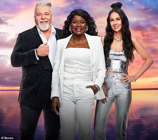 Marcia Hines, 70, has shared warnings with other Australian Idol judges about giving 'nasty' feedback to contestants.  L-R: Kyle Sandilands, Marcia Hines, Amy Shark