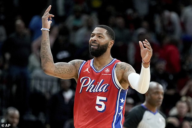 Sixers forward Marcus Morris Sr.  received the key to the city of Philadelphia on Thursday