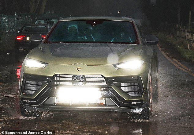 Marcus Rashford has been spotted arriving at Manchester United training ahead of his crucial talks with boss Erik ten Hag on Monday