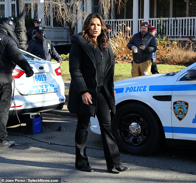 Now that the holidays are over, many are heading back to work, including Law & Order: Special Victims Unit star Mariska Hargitay.